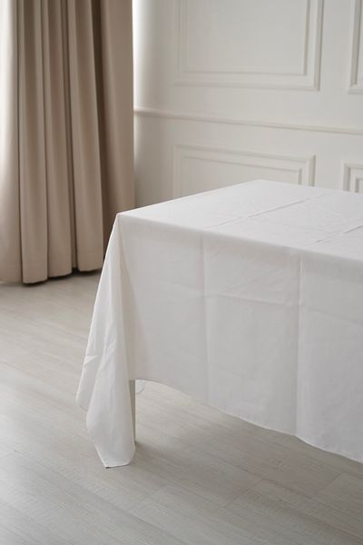 Mine linen tablecloth, ivory
