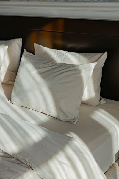Washed cotton bedding Brie, Double, 2, Flat Sheet