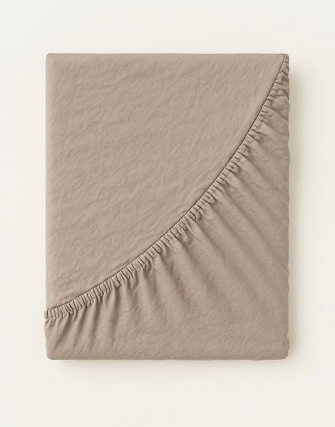 Washed cotton bedding Brie, Double, 2, Flat Sheet