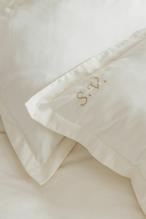 Personalized embroidery on pillowcases
