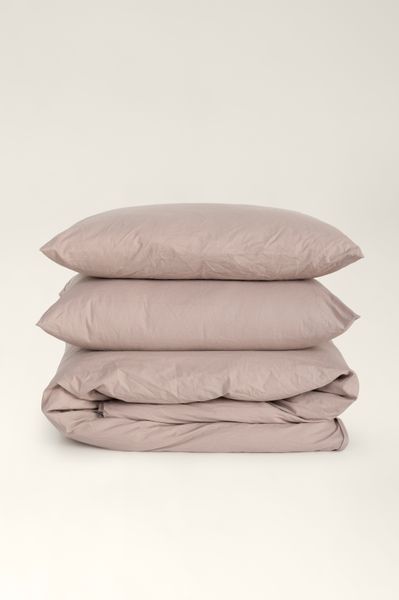 Washed cotton bedding Sand & Cloud, Double, 2, Flat Sheet