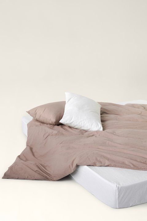 Washed cotton bedding Sand & Cloud, Double, 2, Flat Sheet