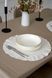 Set of Ruffle flow linen napkins Ivory