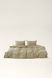 Washed cotton bedding Pistachio, Double, 2, Flat Sheet