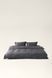 Graphite satin pillowcases, Standard 50 x 70 cm, 2
