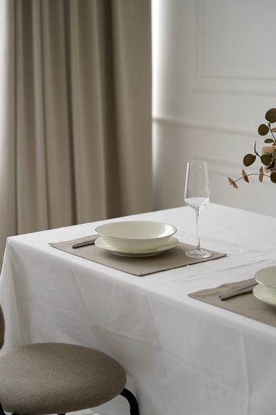 Main linen napkin set, beige
