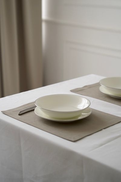 Main linen napkin set, beige