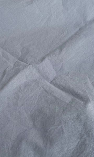 Washed cotton bedding with ruffles Ash, Double, 2, Flat Sheet