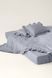 Washed cotton bedding with ruffles Ash, Double, 2, Flat Sheet