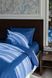 Washed cotton bedding Navy, Double, 2, Flat Sheet