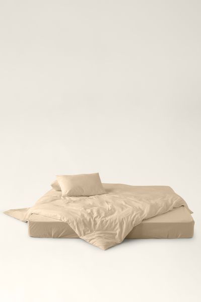 Oat boiled cotton duvet cover, Double