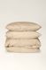 Washed cotton bedding Oat, Double, 2, Flat Sheet